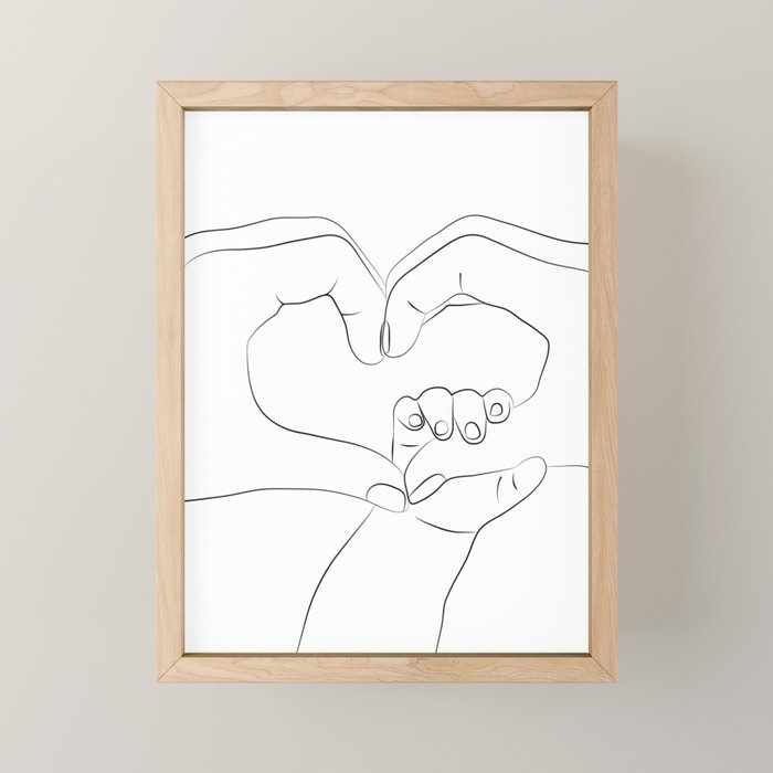 Unconditional Love Mini Art Print Gallery Image 1