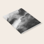Foggy Mountains Black and White Notebook Gallery Image 2