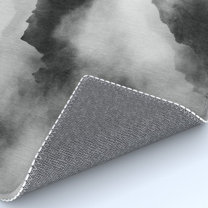Foggy Mountains Black and White Rug Gallery Image 4