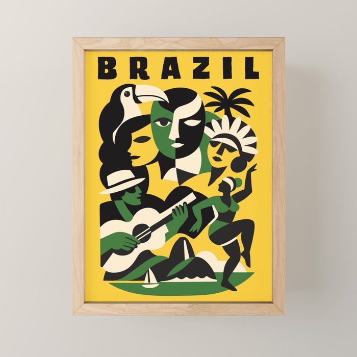 Brazil Culture Mini Art Print Gallery Image 1