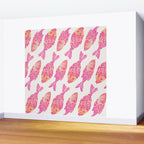 Indonesian Fish Duo - Pink Palette Wall Mural Gallery Image 2