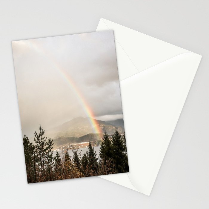 Rainbow In The Mountains | Lake In Norway Photo Art Print  | Nature Landscape Travel Photography Stationery Card Gallery Image 2