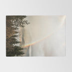 Rainbow In The Mountains | Lake In Norway Photo Art Print  | Nature Landscape Travel Photography Rug Gallery Image 2
