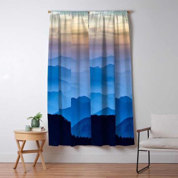 Mountains 11 Window Curtain Gallery Image 1