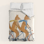 foxes lets tandem Comforter Gallery Image 6