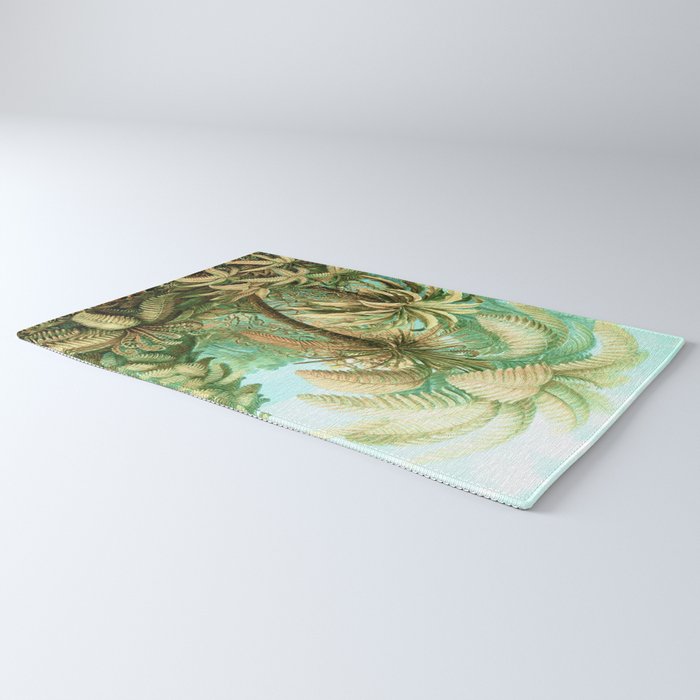 Vintage Tropical | Jungle Botanical Nature Banana Tree | Bohemian Plants Trees Forest Rug Gallery Image 3