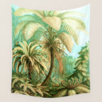 Vintage Tropical | Jungle Botanical Nature Banana Tree | Bohemian Plants Trees Forest Wall Tapestry Gallery Image 4