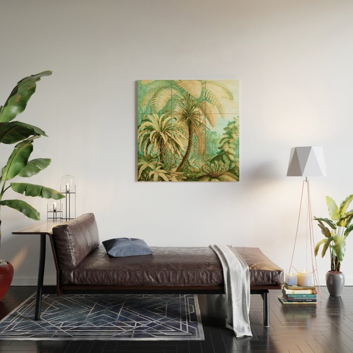 Vintage Tropical | Jungle Botanical Nature Banana Tree | Bohemian Plants Trees Forest Wood Wall Art Gallery Image 2