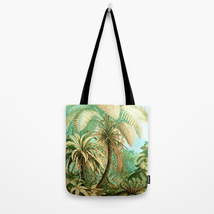 Vintage Tropical | Jungle Botanical Nature Banana Tree | Bohemian Plants Trees Forest Tote Bag Gallery Image 2