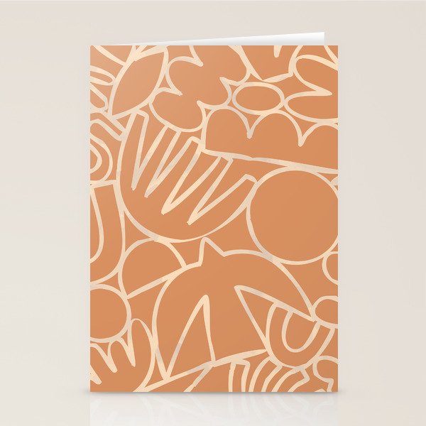 Abstract organic nature art shape paint pattern Stationery Card Gallery Image 2