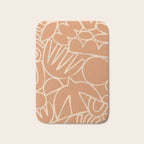 Abstract organic nature art shape paint pattern Bath Mat Gallery Image 1