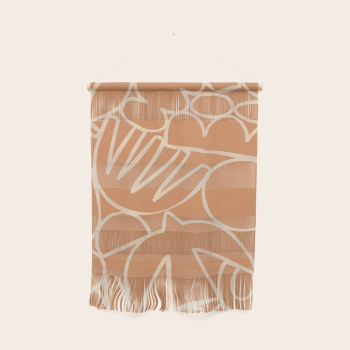 Abstract organic nature art shape paint pattern Wall Hanging Gallery Image 1