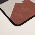 houses retro fall abstract geometric Desk Mat Gallery Image 4
