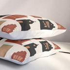 houses retro fall abstract geometric Pillow Sham Gallery Image 3