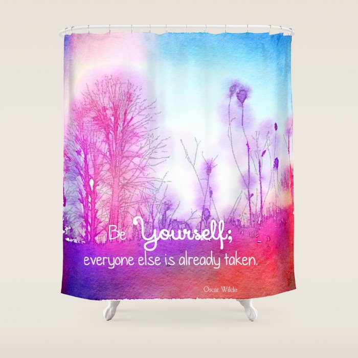 Be Yourself Shower Curtain Gallery Image 1