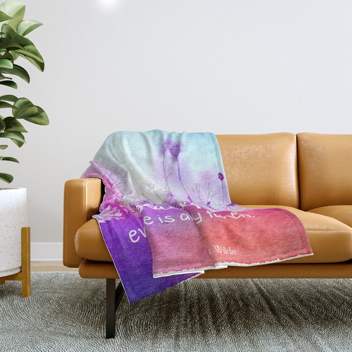 Be Yourself Throw Blanket Gallery Image 1