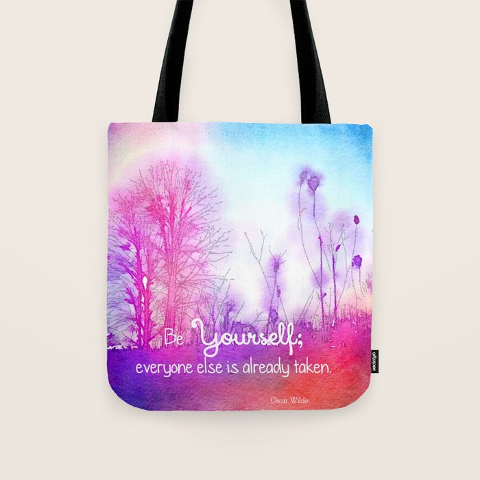 Be Yourself Tote Bag Gallery Image 1