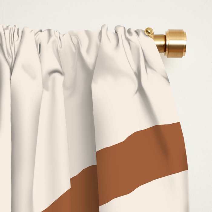 Bold Curvature Stripes I Window Curtain Gallery Image 2