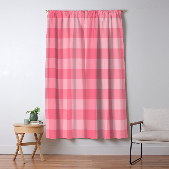 Sweet Peony Gingham Window Curtain Gallery Image 5