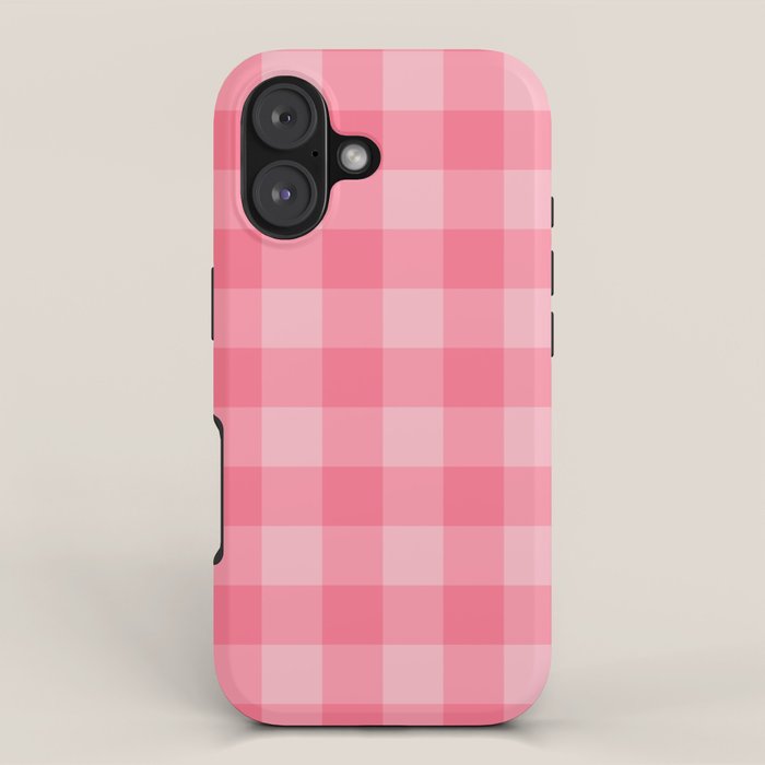 Sweet Peony Gingham iPhone Case Gallery Image 1