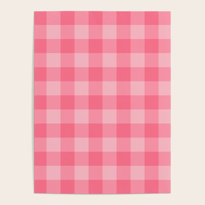 Sweet Peony Gingham Poster Gallery Image 4