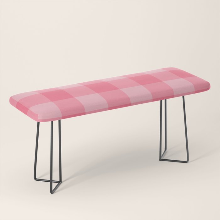 Sweet Peony Gingham Bench Gallery Image 1