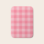 Sweet Peony Gingham Bath Mat Gallery Image 1