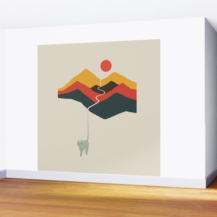 Cat Landscape 149 Wall Mural Gallery Image 2