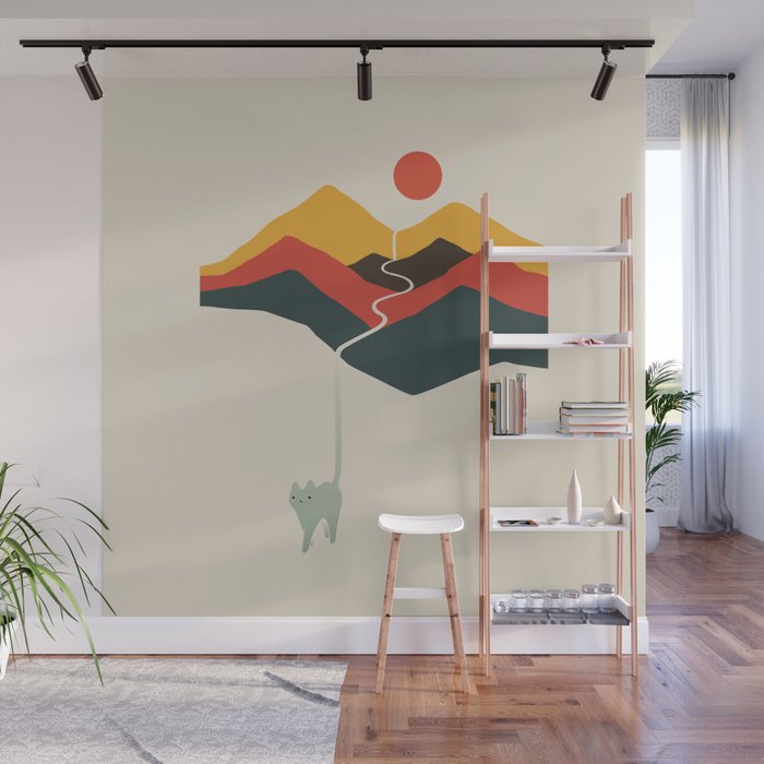 Cat Landscape 149 Wall Mural Gallery Image 1