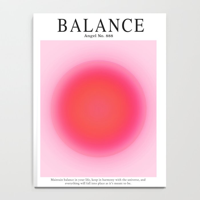 Gradient Angel Numbers: Angel Number 888 - Balance (Pink Palette) Notebook Gallery Image 4