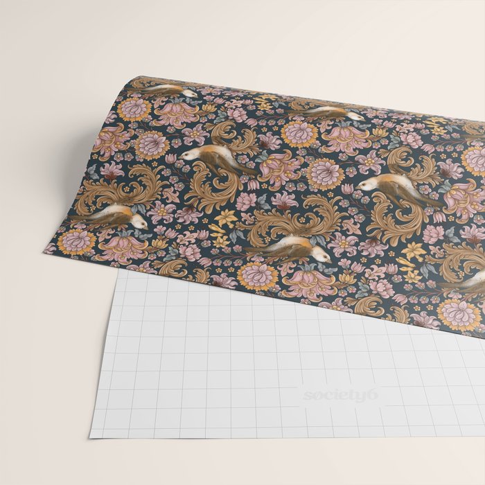 Ornate Bird Garden Wrapping Paper Gallery Image 2
