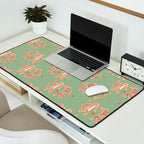 Dancing tiger Zig zag tiger - mint sand Desk Mat Gallery Image 2