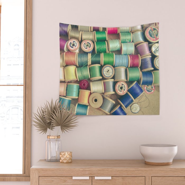 Cotton Reels Wall Tapestry Gallery Image 2
