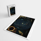 "Planetary System, Eclipse of the Sun, the Moon, the Zodiacal Light, Meteoric Shower" by Levi Walter Yaggi, 1887 Jigsaw Puzzle Gallery Image 2