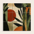 Olive and Ember Quiet Shapes Wood Wall Art Gallery Image 1