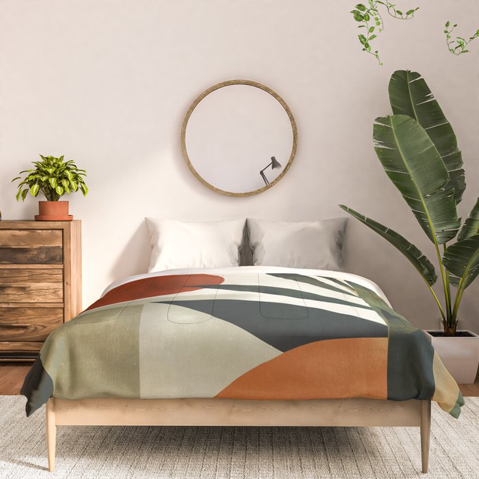 Olive and Ember Quiet Shapes Comforter Gallery Image 3