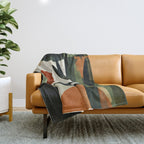 Olive and Ember Quiet Shapes Throw Blanket Gallery Image 1