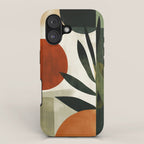 Olive and Ember Quiet Shapes iPhone Case Gallery Image 1