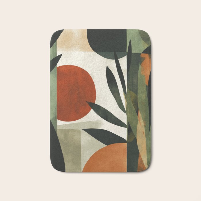Olive and Ember Quiet Shapes Bath Mat Gallery Image 1