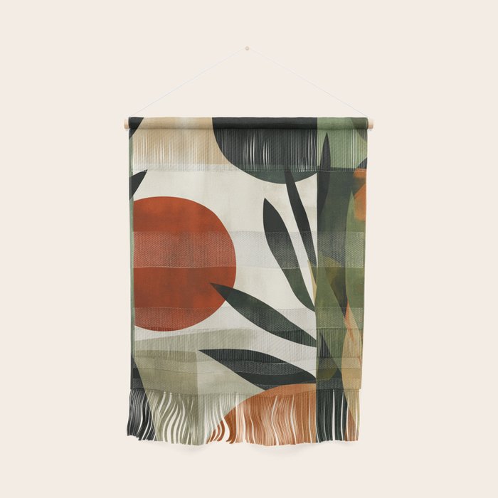 Olive and Ember Quiet Shapes Wall Hanging Gallery Image 1