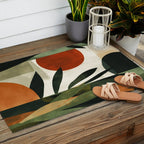 Olive and Ember Quiet Shapes Outdoor Rug Gallery Image 2