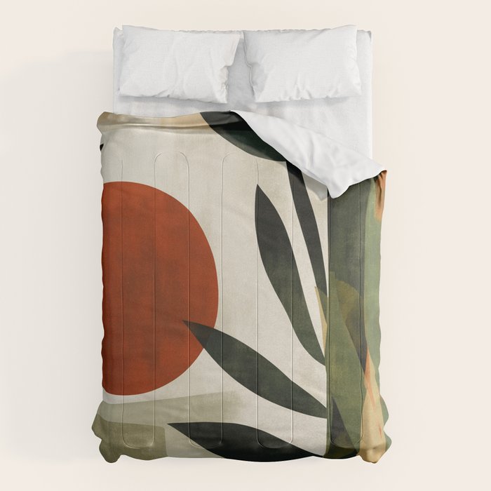 Olive and Ember Quiet Shapes Comforter Gallery Image 1