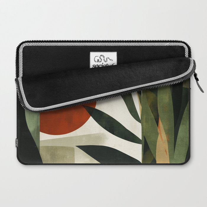 Olive and Ember Quiet Shapes Laptop Sleeve Gallery Image 2