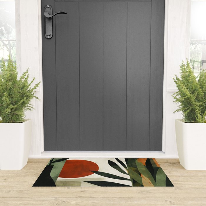 Olive and Ember Quiet Shapes Welcome Mat Gallery Image 3
