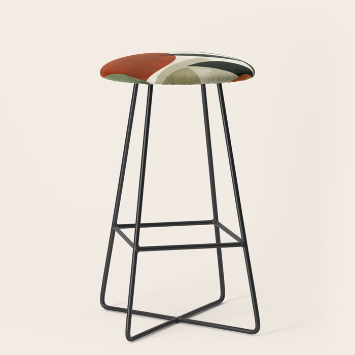 Olive and Ember Quiet Shapes Stool Gallery Image 1