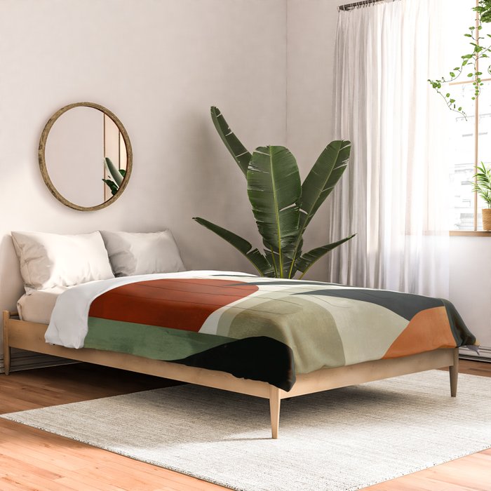 Olive and Ember Quiet Shapes Comforter Gallery Image 2