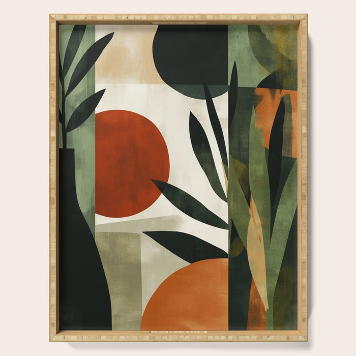 Olive and Ember Quiet Shapes Serving Tray Gallery Image 1