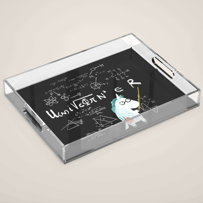 Unicorn = real Acrylic Tray Gallery Image 1