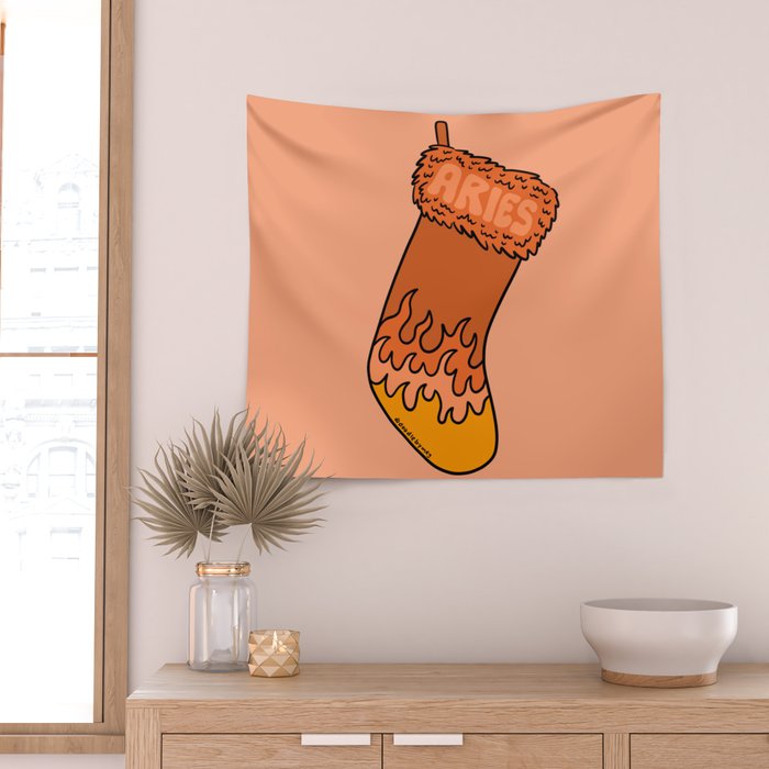 Aries Stocking Wall Tapestry Gallery Image 2
