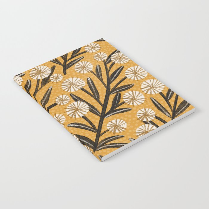 Summer Garden / Yellow & Black Notebook Gallery Image 2